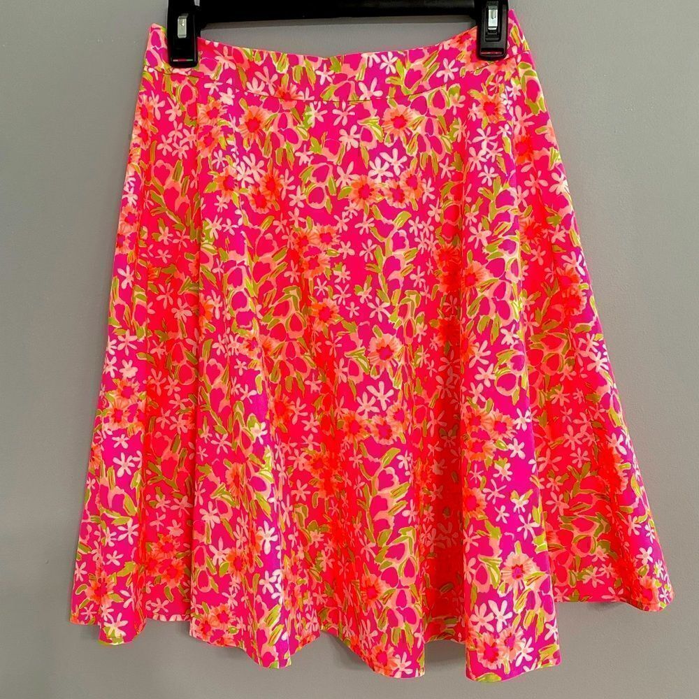 Lilly Pulitzer Circle & Skater Skirt Women Size-4